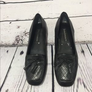 Enzo Angiolini Black leather loafers